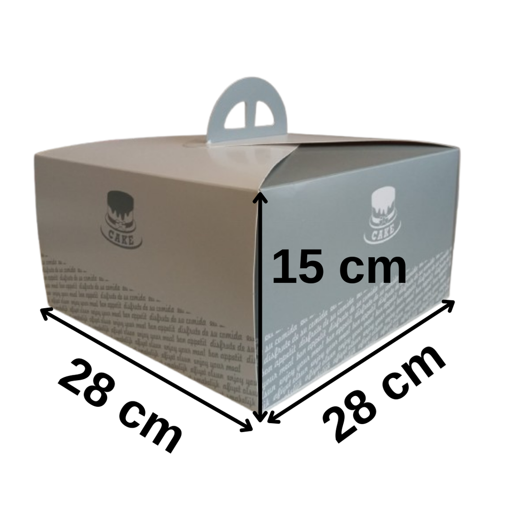 Hay2 - T5 - 28 X 28 X 15 Taart Dozen (Pasta Kutusu)