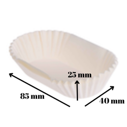 [Y101320] Kapsül Ekler Büyük 40x85x25h mm 600 Adet